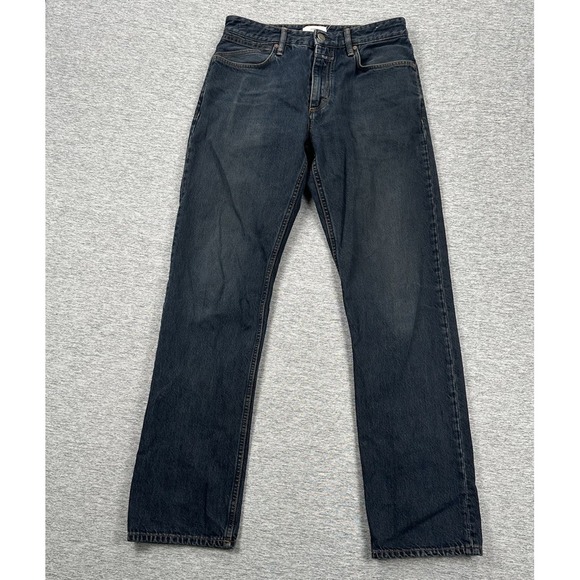 Closed Jeans Mens 31x32 Blue Candiani Denim Straight Organic Cotton Italy Made - Picture 1 of 12